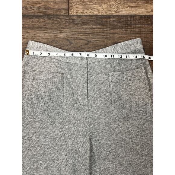 Harvey Faircloth High Waist Wide Leg Pants Gray Women's Size Large Front Pockets - Picture 7 of 10
